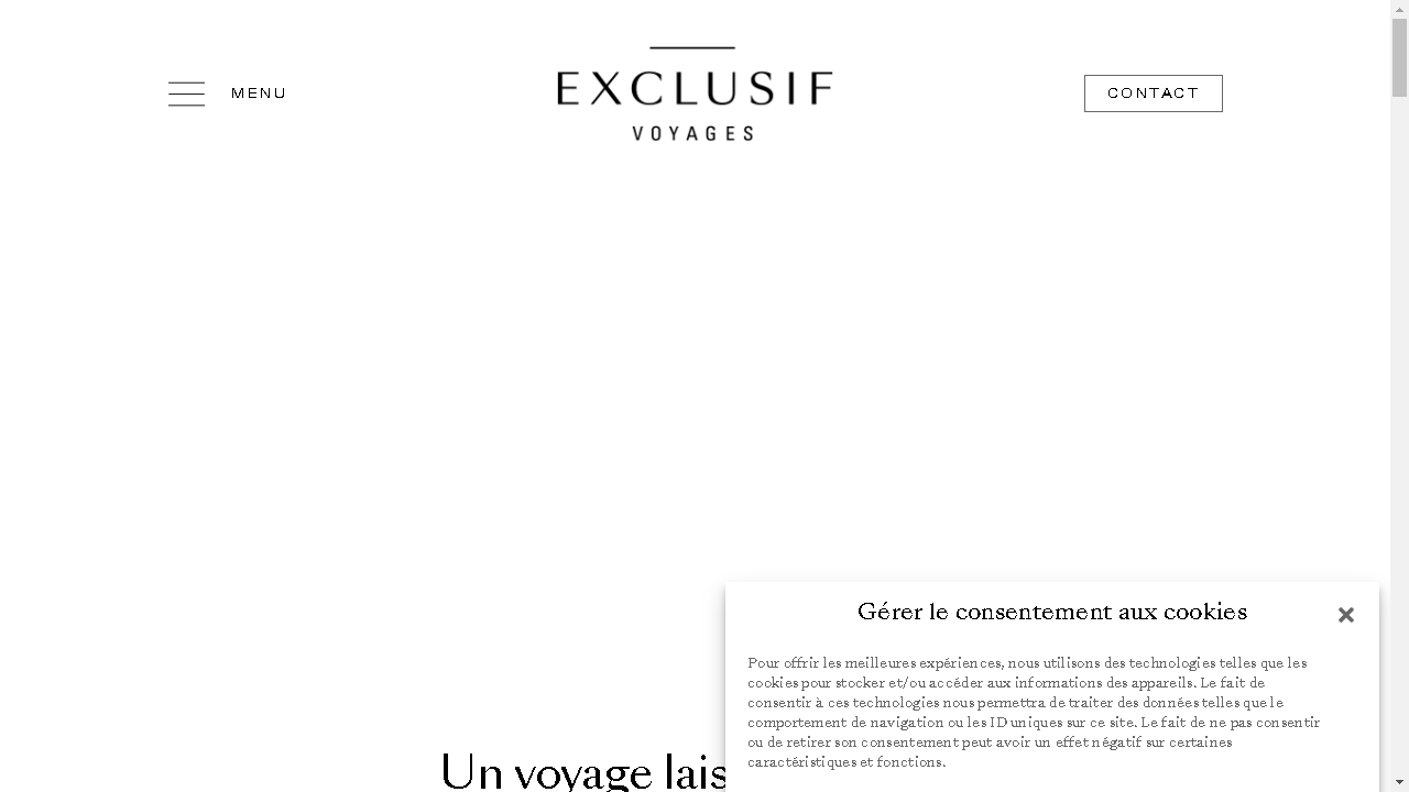 Capture d'écran de http://www.exclusifvoyages.com/